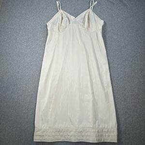 Kayser Vintage Full Slip Undergarment Womens 38 Tall Beige Nylon Adjustabl Strap